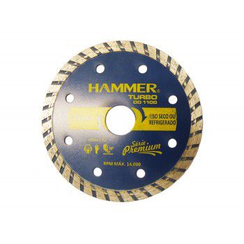 Disco Diamantado 110mm Turbo Seco Serie HAMMER 1100