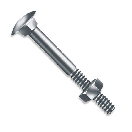 Parafuso Frances 1/2 x 5" WW c/ Porca JOMARCA 05470/26391 25 Peças