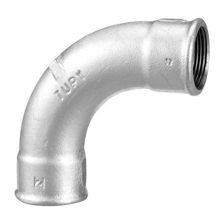 Curva Femea Ferro Galvanizado 3/4" TUPY 122460633