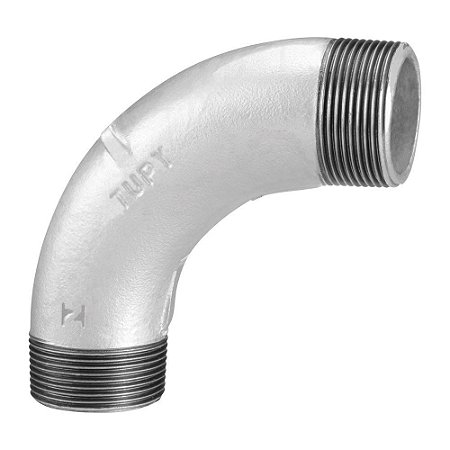 Curva Macho Ferro Galvanizado 1" TUPY 122500733