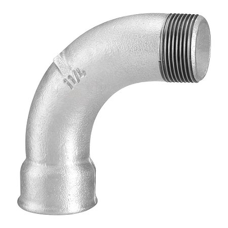 Curva Macho/Femea Ferro Galvanizado 3" TUPY 122401233
