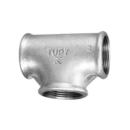 Tee Ferro Galvanizado 1.1/2x1.1/2" TUPY 124400933