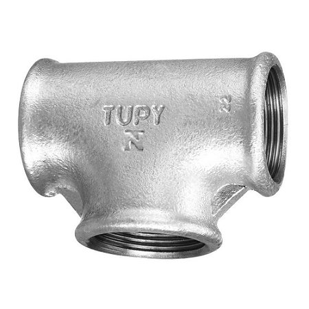 Tee Ferro Galvanizado 2x2" TUPY 124401033