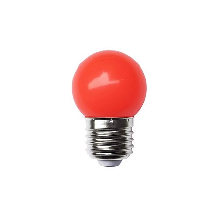 Lâmpada Led Bolinha E27 3wx127v Vermelho GALAXY 1232 10peças