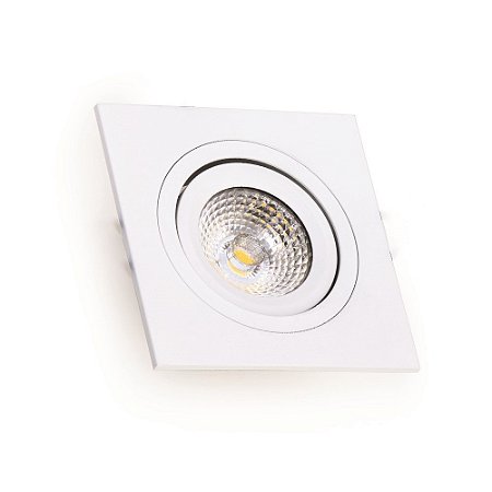 Spot Led Quadrado Direcionavel 05W 6500K GALAXY 1811 Bivolt