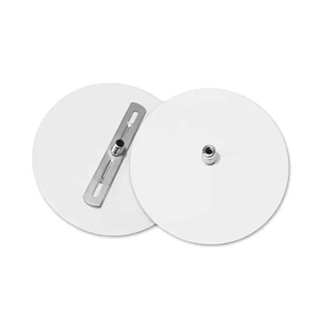 Tapa Furo Caixinha Luz 140mm MARCAI TFB Branca
