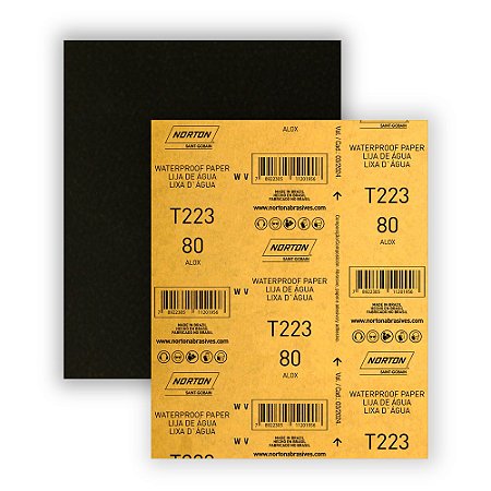 Lixa D'agua 80 T223 NORTON 78072743119- 50 Peças
