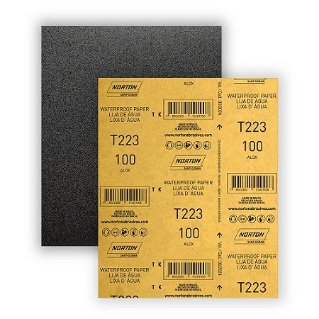 Lixa D'agua 100 T223 NORTON 5539503349- 50 Peças