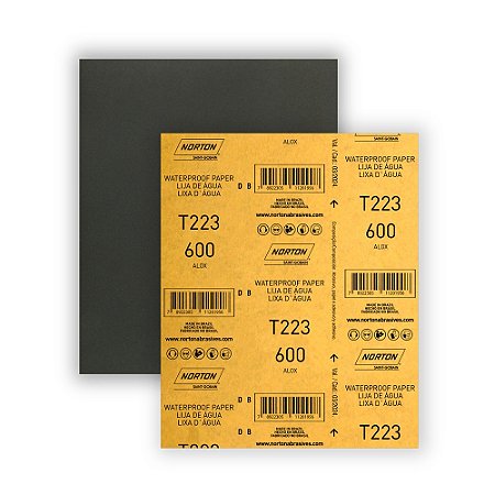 Lixa D'agua 600 T223 NORTON  66261161508- 50 Peças