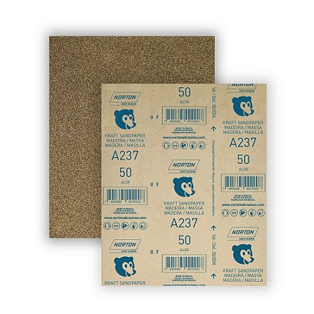 Lixa Madeira 50 A237 NORTON 780727431121 50 Peças