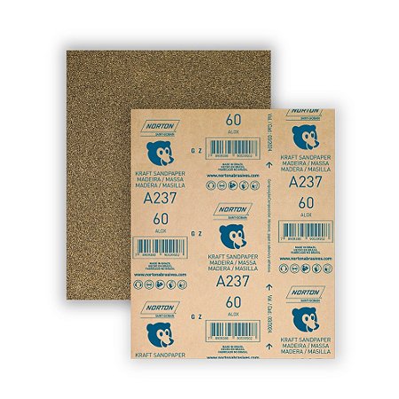 Lixa Madeira 60 A237 NORTON 780727431213 50 Peças