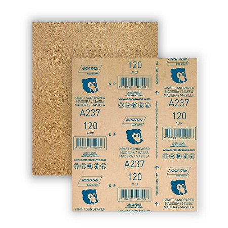Lixa Madeira 120 A237 NORTON 5539503047 50 Peças