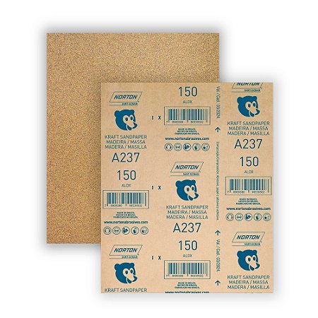 Lixa Madeira 150 A237 NORTON 5539503050 50 Peças