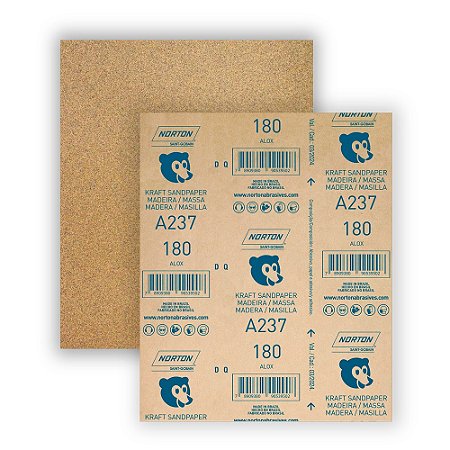 Lixa Madeira 180 A237 NORTON 5539503052 50 Peças