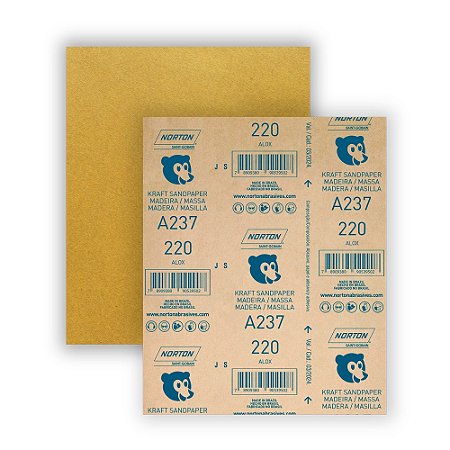 Lixa Madeira 220 A237 NORTON 5539503053 50 Peças