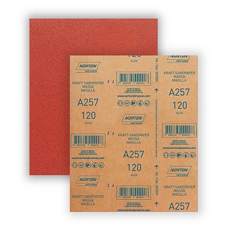 Lixa Massa 120 A257 NORTON 5539503063 50 Peças