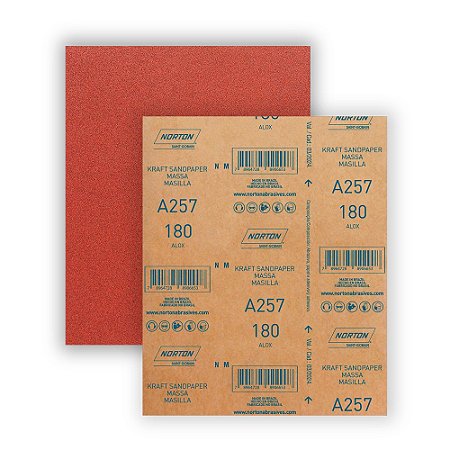 Lixa Massa 180 A257 NORTON 5539503070 50 Peças