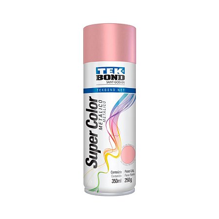 Spray Rosa Millennial Metalico 350ml TEKBOND 23391006900