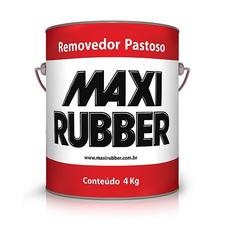 Removedor de Tintas Pastoso 4Kg MAXI RUBBER 2MS002