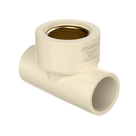 Tee Transição Cpvc  Ultraterm 22x1/2" KRONA 1375