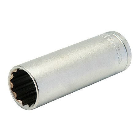 Soquete Encaixe Estriado 1/2" Longo 10mm  WAFT 6073