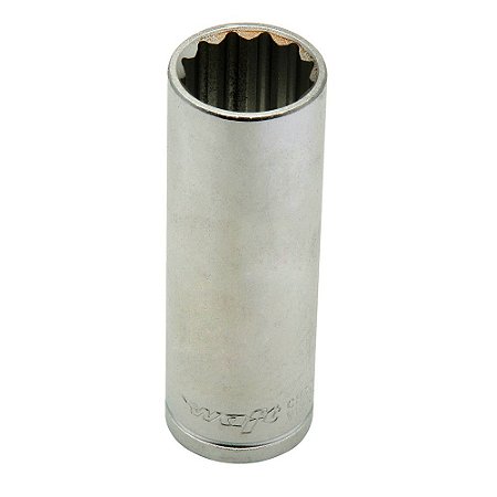 Soquete Encaixe Estriado 1/2" Longo 18mm  WAFT 6081