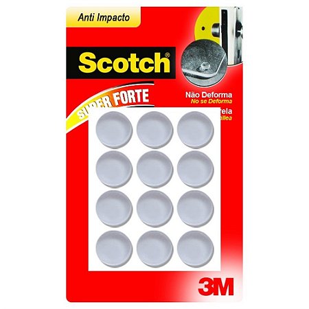Protetor Adesivo Anti-Impacto Médio Scotch 3M HB004263040 12 Unidades