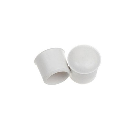 Ponteira Cadeira Borracha Branca 3/4" 4peças FORSAN 0053CB