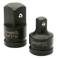 Adaptador Soquete Impacto Cr-V 3/4 Femea x 1" Macho WAFT 6169