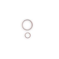 Argola com Solda 6,0x51mm Seleiro SAO RAPHAEL 1016051N - 100Pçs