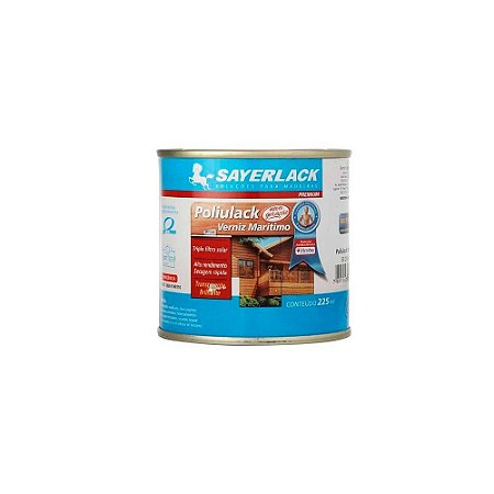 Verniz Maritimo Brilhante Poliulack 225ML SAYERLACK SB.2300.00L2