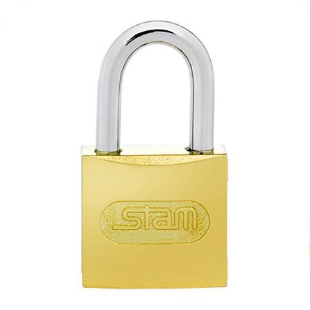 Cadeado Zamac E-coat 30mm STAM 206-10 Pçs