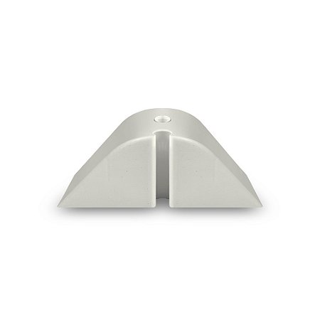 Calco P/Telha Onda Alto c/2 furos  Branco LUX TELHAS 8262 25Pçs