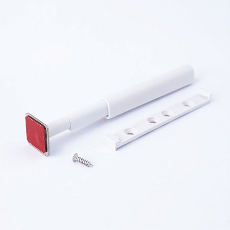 Fecho Magnético Toque Push Open p/ Moveis - Branco JOMARCA P2905 5pçs
