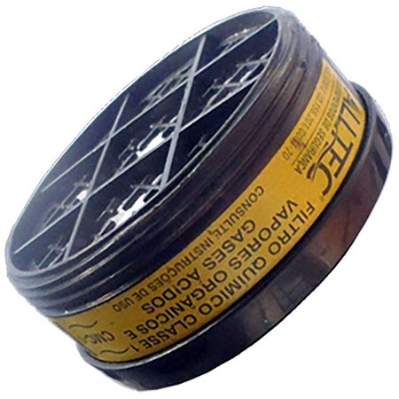 Filtro Quimico GMC-1 (Vapores Orgânicos e Gases Ácidos ) 1846*Rosca P/Respirador DESTRA