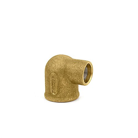 Cotovelo Latão Bolsa x Fêmea 22mmx1/2" Solda 10 RAMO 02.9.36.0002.02