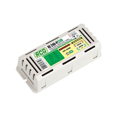 Reator Eletrônicos  RE240-P/220 Alto Fator 2X36/40W  BIVOLT RCG 89001
