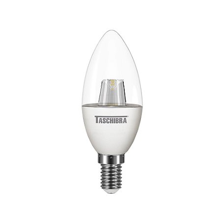 Lâmpada Led Vela TVL 25 Clara 3W 2700K TASCHIBRA 11080585
