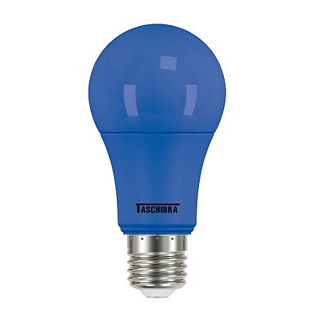 Lâmpada LED Bulbo TKL Colors 5W Azul Taschibra 11080394