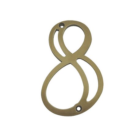 Numero Colonial "08" Zamac Lo SILVANA 95660