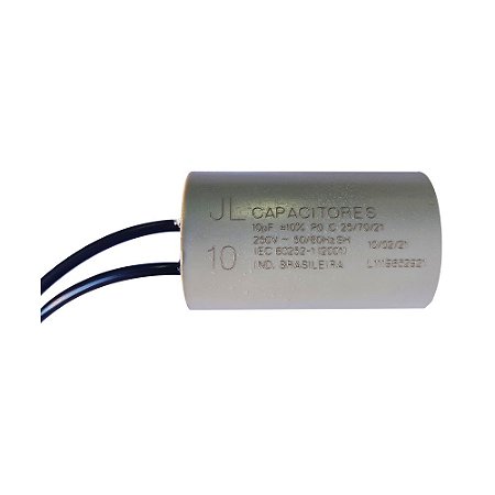 Capacitor 10UF 250VAC 30 x 56 JL 100080