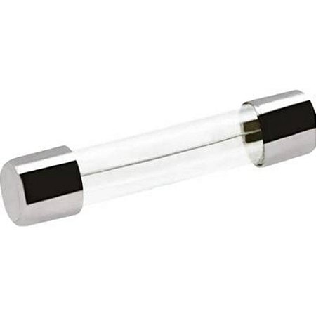 Fusível de Vidro Pequeno 6,00A ASANTOS 1019 - 50Pçs