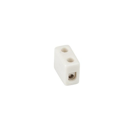 Conector Porcelana 1 Borne 6mm² 600V  25A 350 C° SINDAL 000.0301.PR.B - 12pÇS