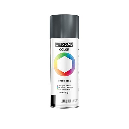 Tinta Spray Metálica Alumínio 300ml PERKON 7178