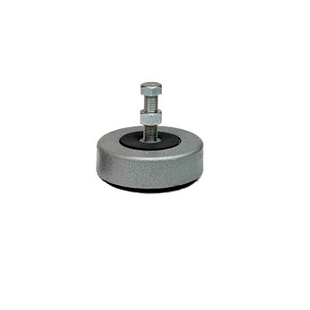 Pé Nivelador Amort. Impacto Ferro Fundido Rosca 1/2" 2,5ton MONFER