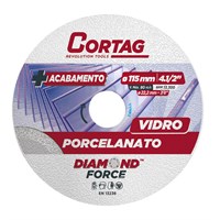 Disco Diamantado Porcelanato Vidro 115mm CORTAG 62797