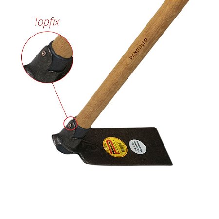 Enxadao Forjada Leve Estreito 10cm c/Cabo 1,3mt TOPFIX PANDOLFO 762-10