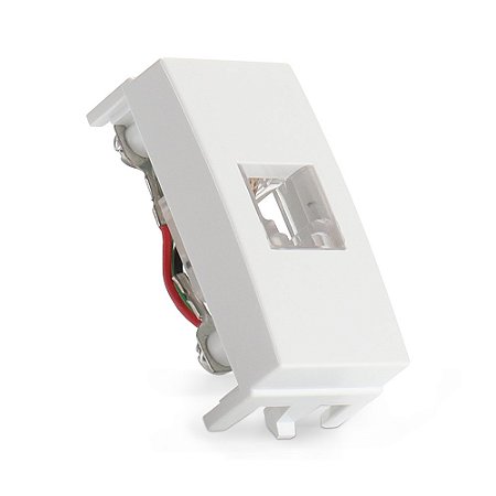 Módulo Tomada Sleek Rede RJ11 Branco MARGIRIUS 16046
