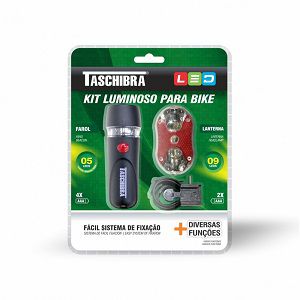 Kit Iluminação Led P/ Bicicleta Taschibra 15060074
