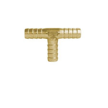 Tee Emenda Ar e Agua Zamac 1/4" GARDEN 10160E 3 Peças